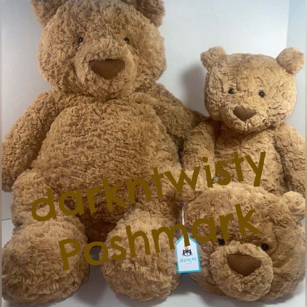 HUGE BNWT JELLYCAT BARTHOLOMEW BEAR Teddy Bear Great Gift - Picture 11 of 13